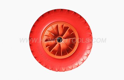 PU Foam Wheel 4.00-8 with Plastic rim